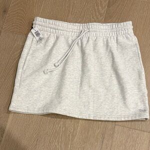 Aritzia Light Gray Skirt